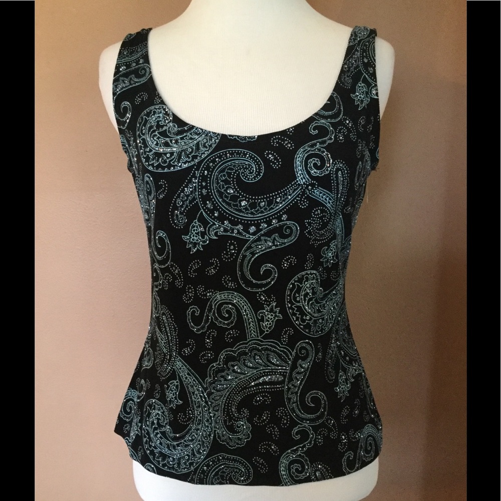 Alex Evenings Embellished Top